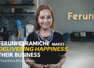 Feruni Ceramiche makes delivering happiness their business